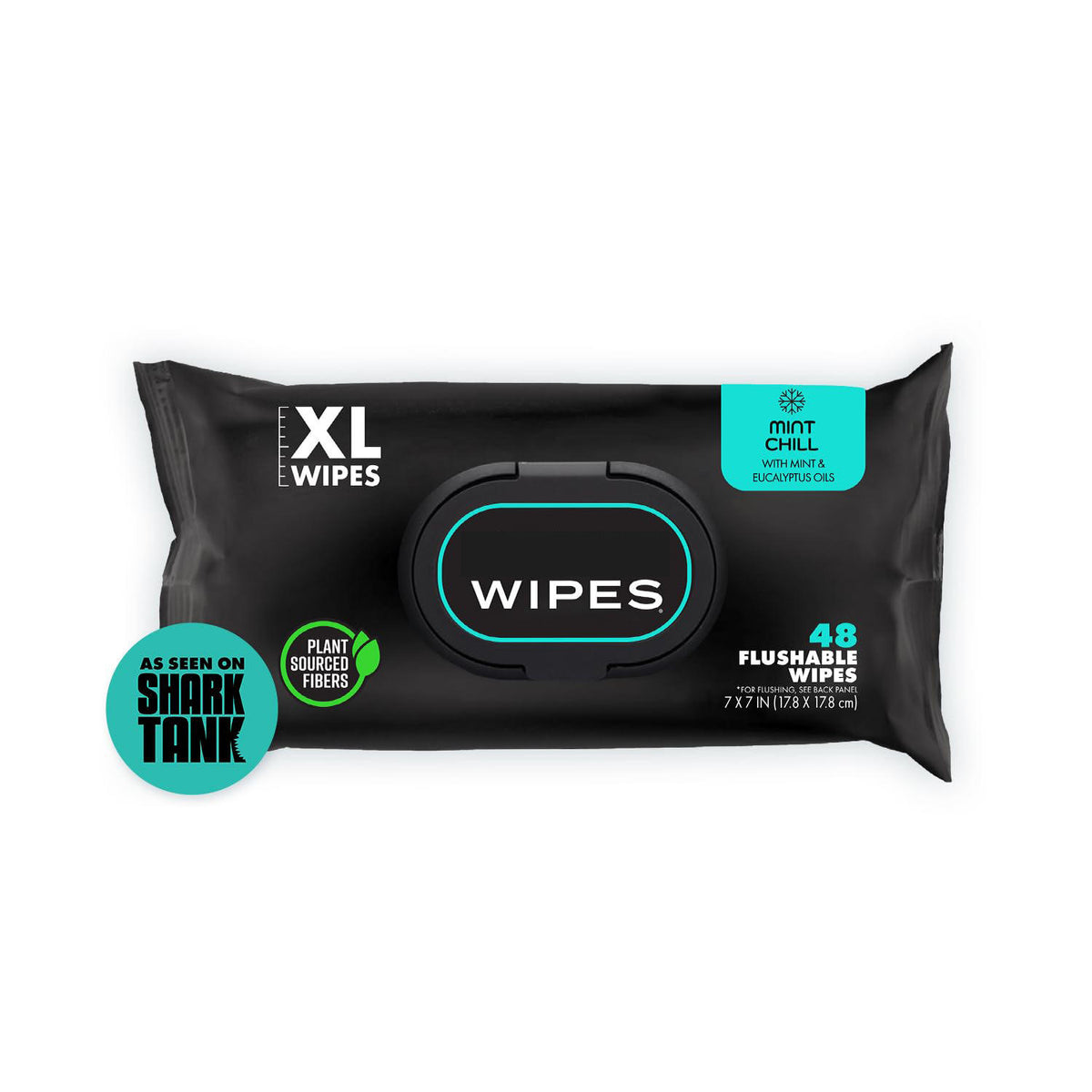 100% Plant Based Flushable Wipes Biodegradable