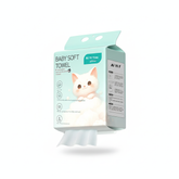 Extra Large Disposable Facial Towels 150 Count, Lint Free Pure Cotton, Hanging Design for Makeup Removal