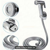 Handheld Bidet Sprayer for Toilet 304 Stainless Steel, HighDiaper Sprayer with T Valve Kit