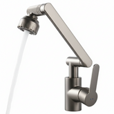 Cat Robotic Arm Bathroom Faucet (1pc) – 360° Rotating Washbasin/Bathtub Tap, Single‑Handle Hot & Cold Mixer, Plastic Shell + Metal Body, Easy Install (Modern Design)