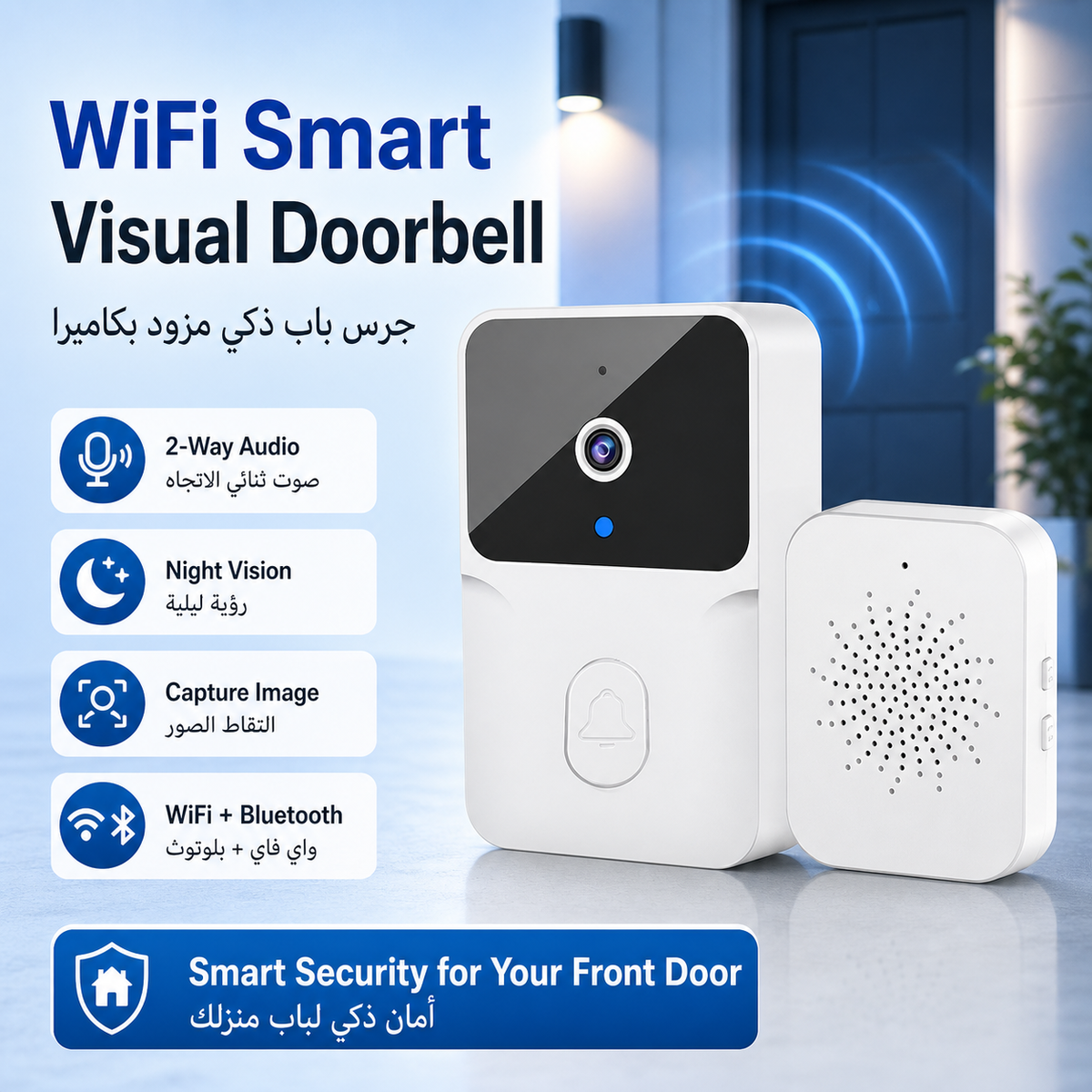 Smart WiFi Intercom System Low Power - 01 hero pagegen