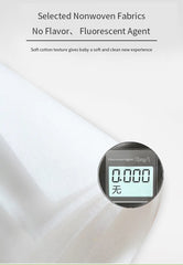 Pure & Gentle Baby Wipes - 60 Count, Unscented, Eco-Friendly Spunlace Material for Sensitive Skin