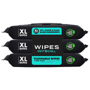 100% Plant Based Flushable Wipes Biodegradable