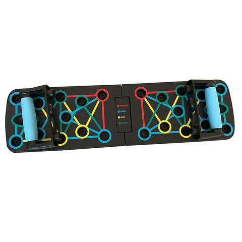 Multi Function Push Up Board  Color Coded System, Portable Home Gym with Ergonomic Handles