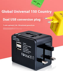 Multi-Function Travel Plug Adapter - All-in-One Universal Power Socket with USB-C Fast Charging, for 150+ Countries