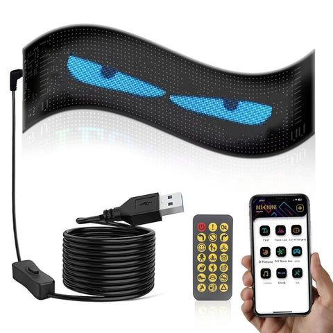 Bluetooth Car LED Display  App Controlled, Flexible Scrolling Message Sign for Windows