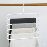 Heavy Duty 5 Tier Pants Hangers Non Slip Plastic