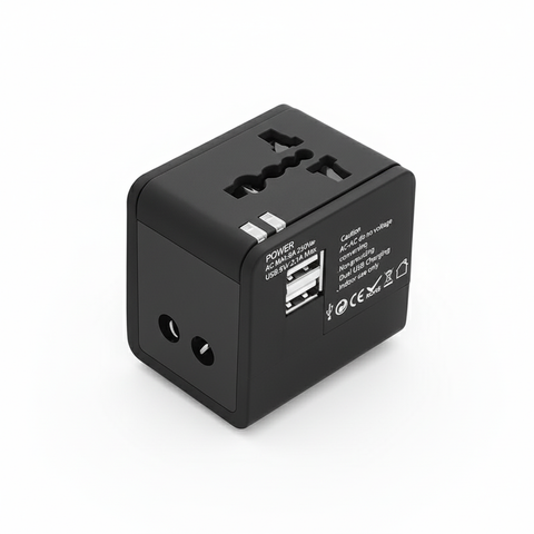 All in One Worldwide Travel Adapter  USB-C PD, Multiple USB Ports, Covers 150+ Countries