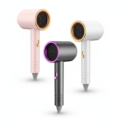 Professional Ionic Hair Dryer  High Speed Brushless, Lightweight & Quiet with Negative Ion Technology