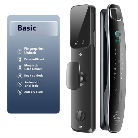 Smart Face Recognition Door Lock – Biometric Entry, App Control, Keypad & Backup Keys