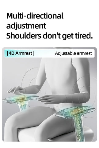 Ultimate Comfort Ergonomic Office Chair with Footrest – Breathable Mesh S‑Shaped Back, Memory Foam Seat & 3D Armrests for Home Office and Gaming