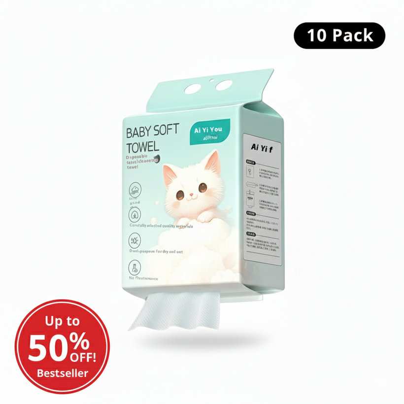 Extra Large Disposable Facial Towels 150 Count
