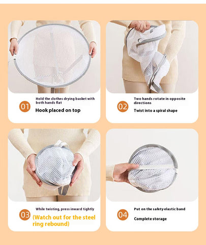 Foldable Laundry Drying Net Anti Deformation Mesh for Sweaters, Lingerie & Delicates