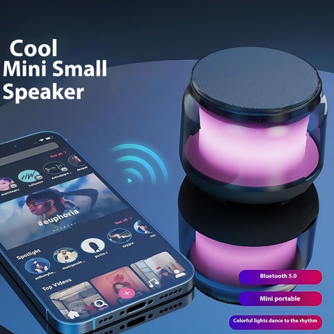 Mini Portable Bluetooth Speaker  Pocket‑Sized Wireless Speaker with Big Sound, Travel Ready
