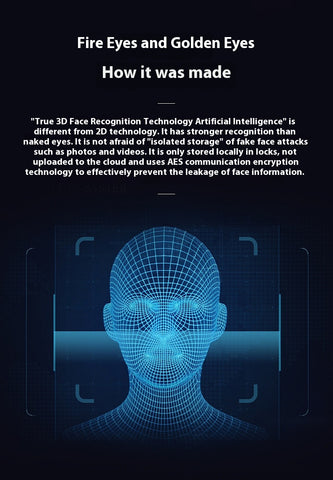 Smart Face Recognition Door Lock – Biometric Entry, App Control, Keypad & Backup Keys