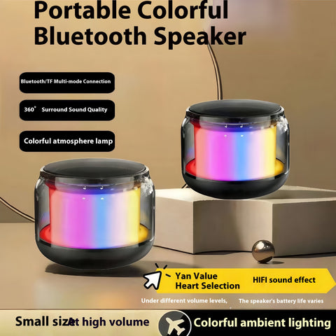 Mini Portable Bluetooth Speaker  Pocket‑Sized Wireless Speaker with Big Sound, Travel Ready