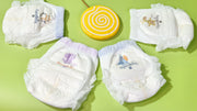 4 Packs Ultra Absorbent Baby Diapers Triple Leak Guard & Soft
