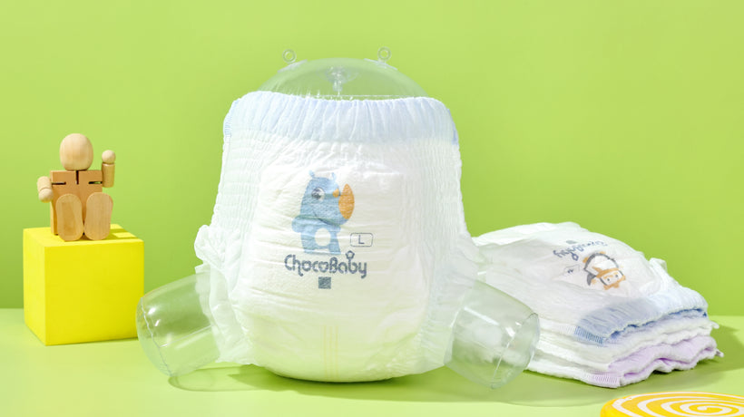 4 Packs Ultra Absorbent Baby Diapers Triple Leak Guard & Soft