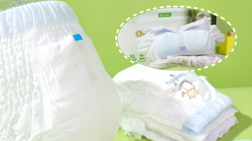4 Packs Ultra Absorbent Baby Diapers Triple Leak Guard & Soft