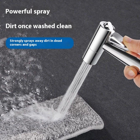 Handheld Bidet Sprayer for Toilet 304 Stainless Steel, HighDiaper Sprayer with T Valve Kit