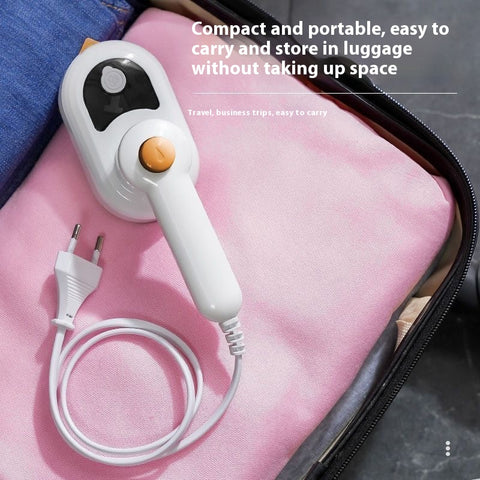 Portable Handheld Garment Steamer  Fast Heating, Ceramic Soleplate, Travel & Home Use