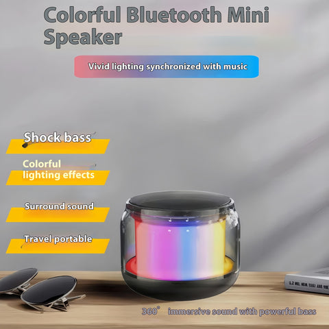 Mini Portable Bluetooth Speaker  Pocket‑Sized Wireless Speaker with Big Sound, Travel Ready