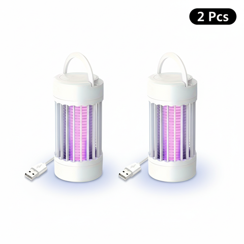 Portable USB Rechargeable Mosquito Zapper  Silent UV LED Bug Killer for Indoor/Outdoor