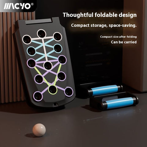 Multi Function Push Up Board  Color Coded System, Portable Home Gym with Ergonomic Handles