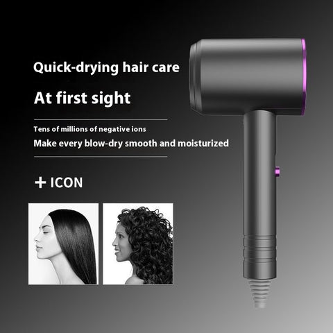 Professional Ionic Hair Dryer  High Speed Brushless, Lightweight & Quiet with Negative Ion Technology