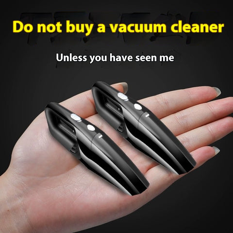 Mini Handheld Car Vacuum  High Power Suction, Compact & Lightweight for Auto Detailing