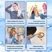 Portable Cooling Wet Wipes Mini Single Use Tissues