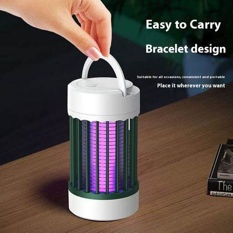 Portable USB Rechargeable Mosquito Zapper  Silent UV LED Bug Killer for Indoor/Outdoor