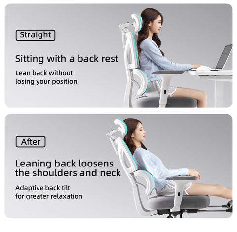 Ultimate Comfort Ergonomic Office Chair with Footrest – Breathable Mesh S‑Shaped Back, Memory Foam Seat & 3D Armrests for Home Office and Gaming