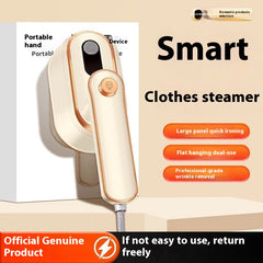 Portable Handheld Garment Steamer - Fast-Heating with Ceramic Soleplate for Travel & Home Use