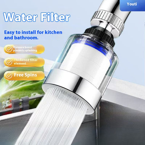 360° Swivel Anti Splash Faucet Aerator High Pressure, Water Saving Nozzle for Kitchen & Bathroom