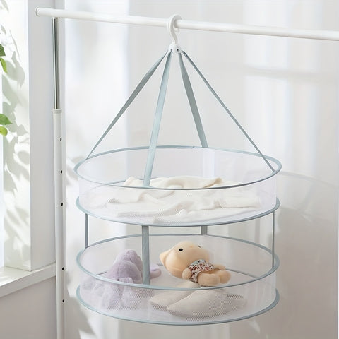 Foldable Laundry Drying Net Anti Deformation Mesh for Sweaters, Lingerie & Delicates