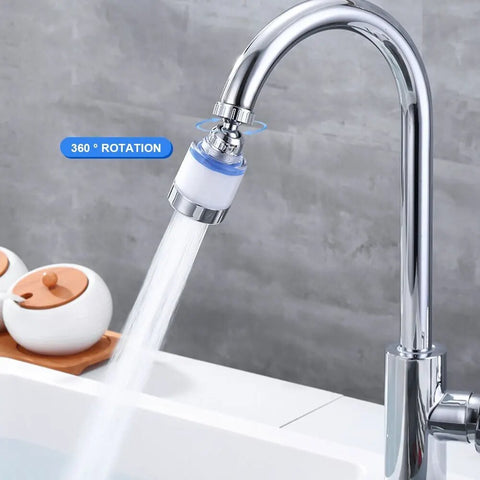 360° Swivel Anti Splash Faucet Aerator High Pressure, Water Saving Nozzle for Kitchen & Bathroom