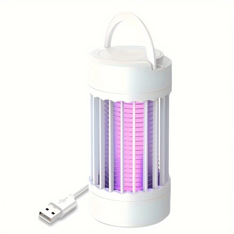 Portable USB Rechargeable Mosquito Zapper  Silent UV LED Bug Killer for Indoor/Outdoor
