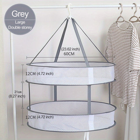 Foldable Laundry Drying Net Anti Deformation Mesh for Sweaters, Lingerie & Delicates