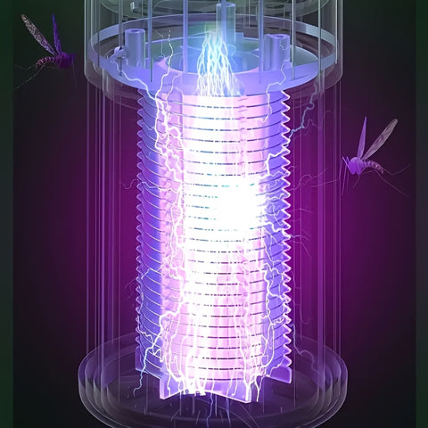 Portable USB Rechargeable Mosquito Zapper  Silent UV LED Bug Killer for Indoor/Outdoor