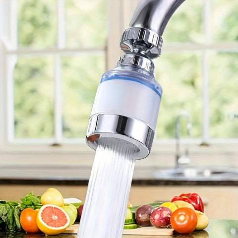 360° Swivel Anti Splash Faucet Aerator High Pressure, Water Saving Nozzle for Kitchen & Bathroom