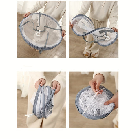Foldable Laundry Drying Net Anti Deformation Mesh for Sweaters, Lingerie & Delicates
