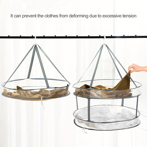 Foldable Laundry Drying Net Anti Deformation Mesh for Sweaters, Lingerie & Delicates