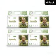 4 Packs Ultra Absorbent Baby Diapers Triple Leak Guard & Soft