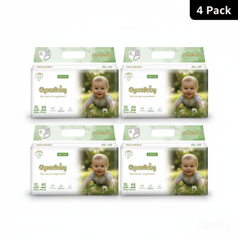 4 Packs Ultra Absorbent Baby Diapers Triple Leak Guard & Soft Touch