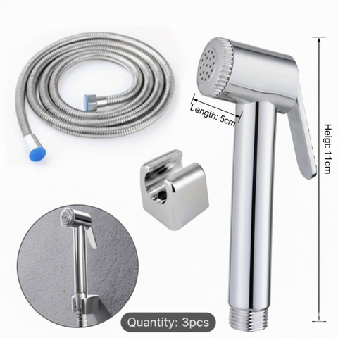 Handheld Bidet Sprayer for Toilet 304 Stainless Steel, HighDiaper Sprayer with T Valve Kit