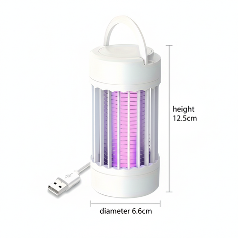 Portable USB Rechargeable Mosquito Zapper  Silent UV LED Bug Killer for Indoor/Outdoor