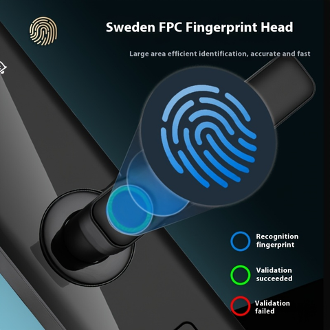 Fingerprint Smart Door Lock Semi Automatic Auto Lock, Keypad/App Access, Anti Tamper