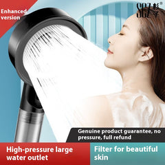 5-Mode High-Pressure Shower Head with Filter - Adjustable Massage Spray & Water Filtration for a Spa-Like Shower