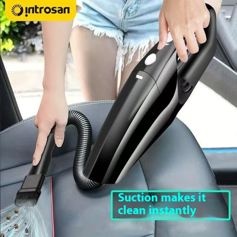 Mini Handheld Car Vacuum  High Power Suction, Compact & Lightweight for Auto Detailing